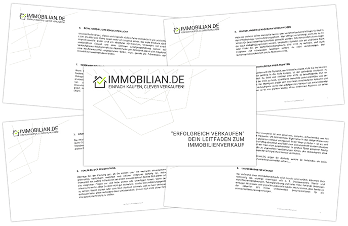 Collage unseres Leitfadens zum Immobilienverkauf